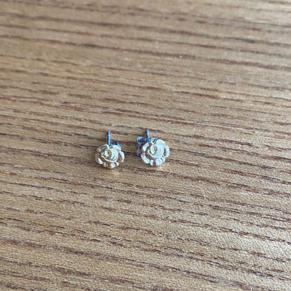 Francesca's Collections | Gold Flower Earrings